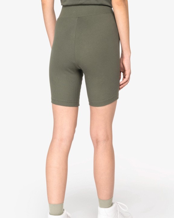 Bermuda & Short NATIVE SPIRIT Ecologische geribde damesshort voor bedrukking &amp; borduring