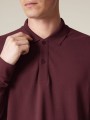 Polos à personnaliser STANLEY/STELLA Prepster 2.0 Long Sleeve bordeaux