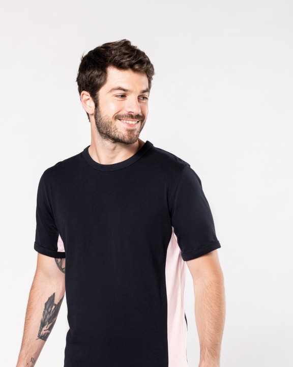 T-shirt personnalisable KARIBAN Tiger > t-shirt bicolore manches courtes