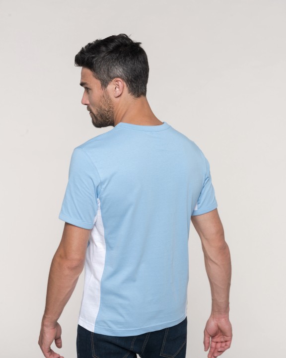 T-shirt personnalisable KARIBAN Tiger > t-shirt bicolore manches courtes