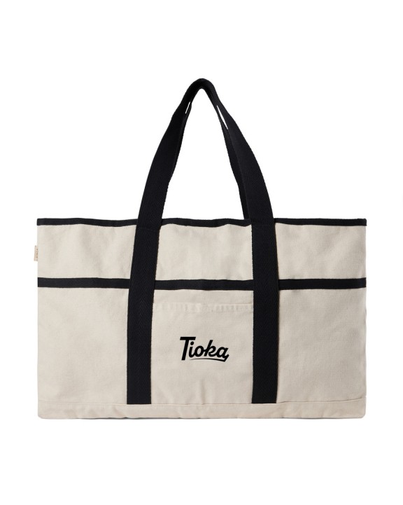 VINGA VINGA Volonne AWARE™ Strandtasche aus recyceltem Canvas Tasche personalisierbar