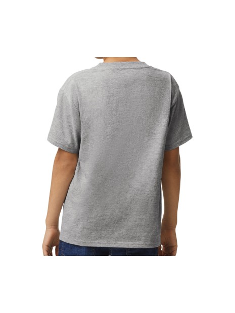 GILDAN LIGHT COTTON YOUTH T-SHIRT gris sport personnalisable