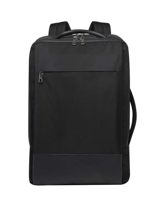 4DO Expedition Pro 35L, 17" GRS recycelter erweiterbarer Laptop-Rucksack Tasche personalisierbar