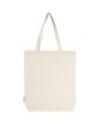 Tote bag personnalisable 4DO Sac shopping Orissa 180 g/m² de 11 L avec large fond