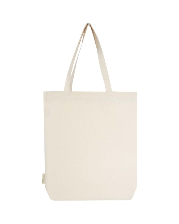 Tote bag personnalisable 4DO Sac shopping Orissa 180 g/m² de 11 L avec large fond