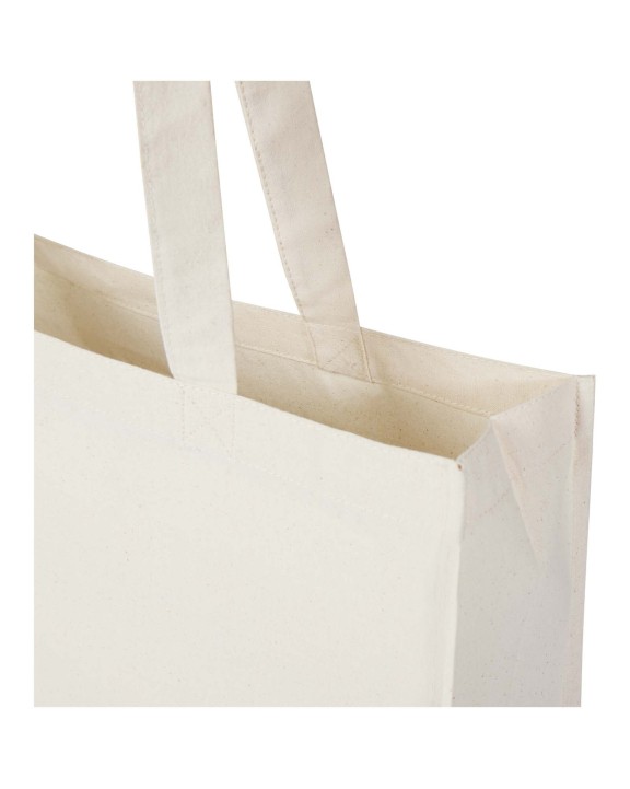 4DO Orissa 180 g/m² Tragetasche mit Seitenfalte aus Bio-Baumwolle 14L Tote Bag personalisierbar