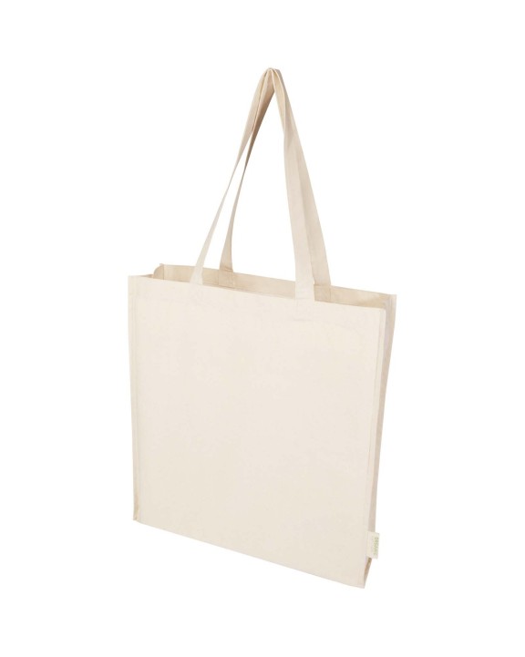 Tote bag personnalisable 4DO Sac shopping à soufflets Orissa 180 g/m² de 14 L