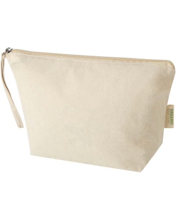 4DO Orissa 180 g/m² große Kosmetiktasche aus Bio-Baumwolle 3L Tasche personalisierbar