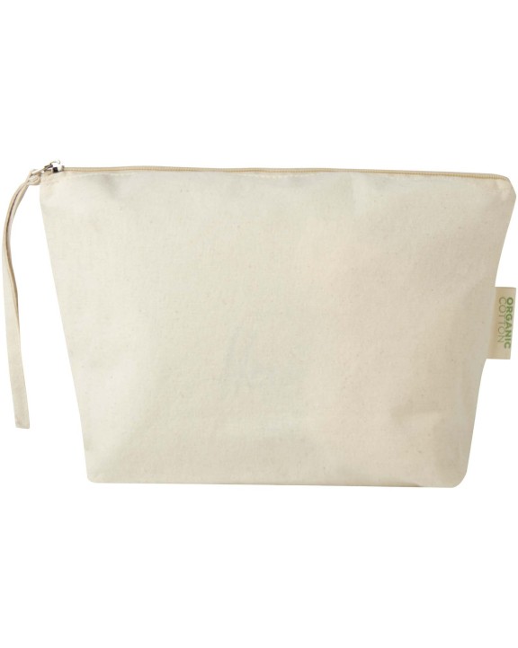 4DO Orissa 180 g/m² große Kosmetiktasche aus Bio-Baumwolle 3L Tasche personalisierbar