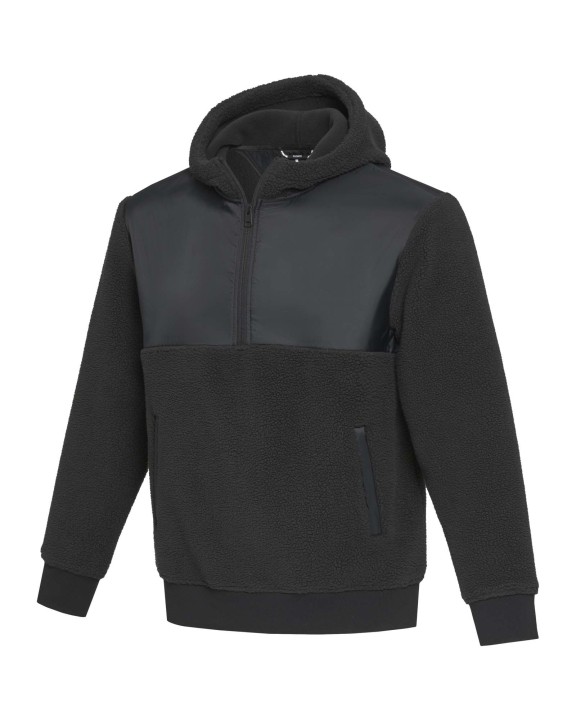 ELEVATE Evans Sherpa Fleecepullover Half-Zip Unisex Polar Fleece personalisierbar