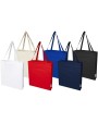 4DO Madras 140 g/m² Baumwoll Tragetasche mit Seitenfalten aus GRS recycelter Baumwolle Tote Bag personalisierbar