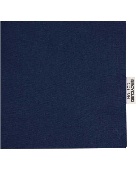 4DO Madras 140 g/m² Baumwoll Tragetasche mit Seitenfalten aus GRS recycelter Baumwolle Tote Bag personalisierbar