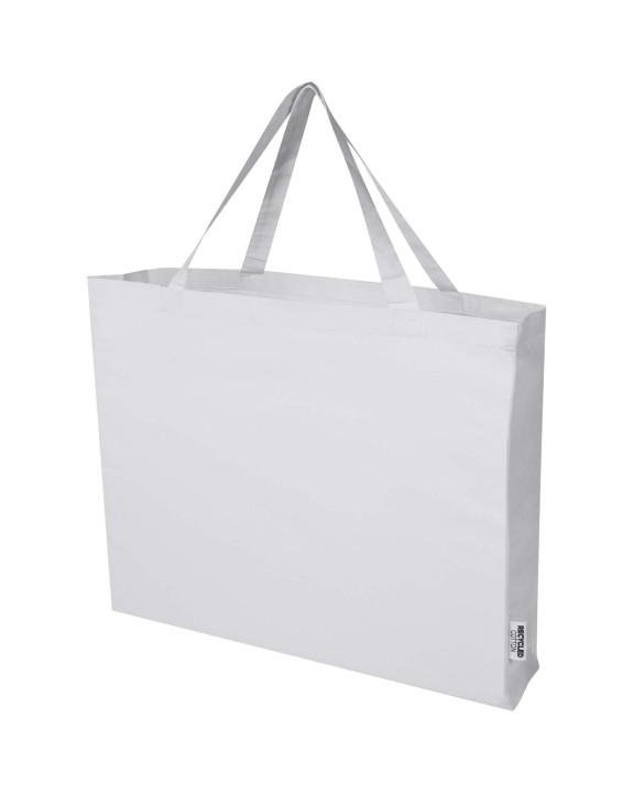 Tote bag personnalisable 4DO Sac shopping Odessa en coton recyclé 220 g/m² certifié GRS 40L