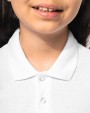 KARIBAN Kinder-Piqué-Polohemd Poloshirt personalisierbar