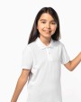 KARIBAN Kinder-Piqué-Polohemd Poloshirt personalisierbar