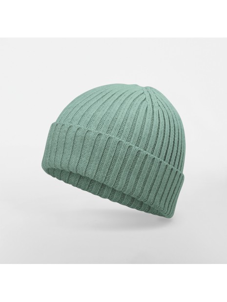 BEECHFIELD Bonnet enfant en coton biologique vert dusty personnalisable