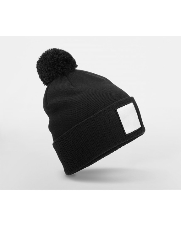 Casquette personnalisable BEECHFIELD APPLIQUÉ PATCH POM BEANIE