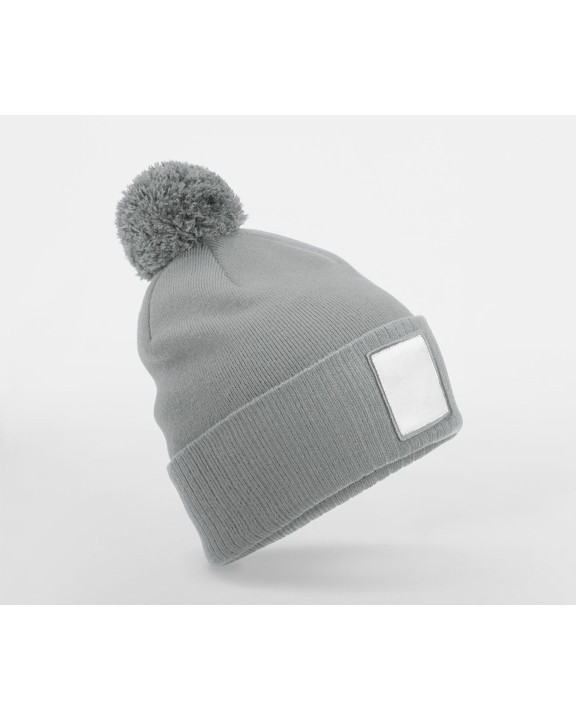 Casquette personnalisable BEECHFIELD APPLIQUÉ PATCH POM BEANIE