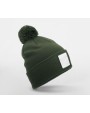 Casquette personnalisable BEECHFIELD APPLIQUÉ PATCH POM BEANIE