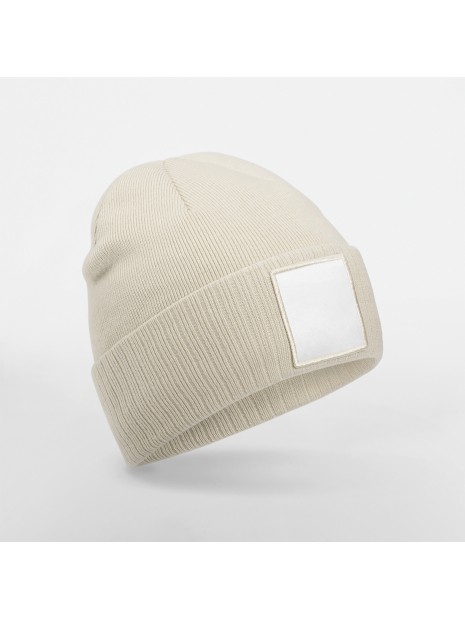 BEECHFIELD Bonnet à patch appliqué oatmeal/white personnalisable