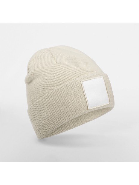 BEECHFIELD Bonnet à patch appliqué oatmeal/white personnalisable