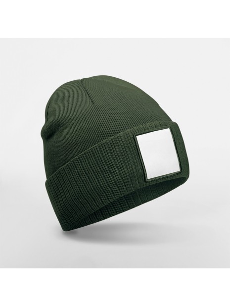 BEECHFIELD Bonnet à patch appliqué olive green / white personnalisable