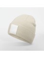 BEECHFIELD Bonnet à patch appliqué oatmeal/white personnalisable