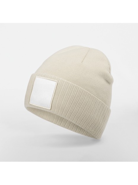 BEECHFIELD Bonnet à patch appliqué oatmeal/white personnalisable