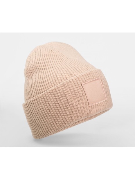 BEECHFIELD Bonnet à large revers avec patch ton sur ton peach personnalisable