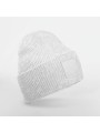 BEECHFIELD Bonnet à large revers avec patch ton sur ton cloud grey personnalisable