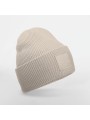 BEECHFIELD Bonnet à large revers avec patch ton sur ton natural stone personnalisable