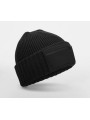 BEECHFIELD ZIP PATCH BEANIE noir personnalisable