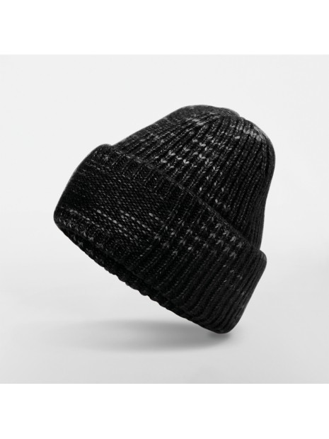 BEECHFIELD Bonnet à patch en grosse mailles midnight haze personnalisable