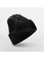 BEECHFIELD Bonnet à patch en grosse mailles midnight haze personnalisable
