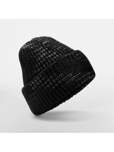 BEECHFIELD Bonnet à patch en grosse mailles midnight haze personnalisable