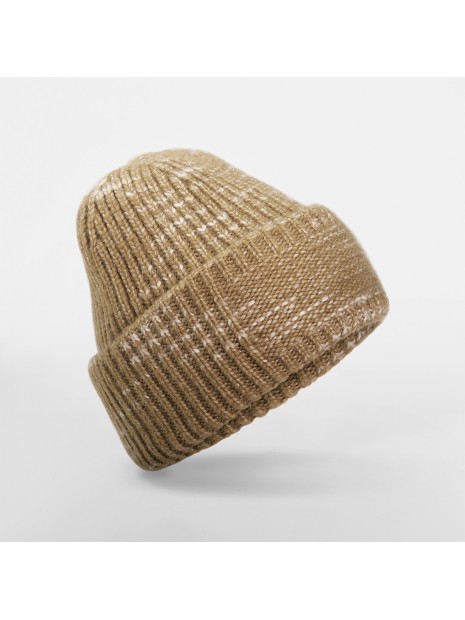 BEECHFIELD Bonnet à patch en grosse mailles espresso haze personnalisable
