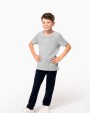 KARIBAN Kinder-T-Shirt mit Rundhalsausschnitt T-Shirt personalisierbar