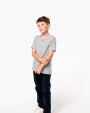 KARIBAN Kinder-T-Shirt mit Rundhalsausschnitt T-Shirt personalisierbar