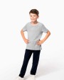 KARIBAN Kinder-T-Shirt mit Rundhalsausschnitt T-Shirt personalisierbar