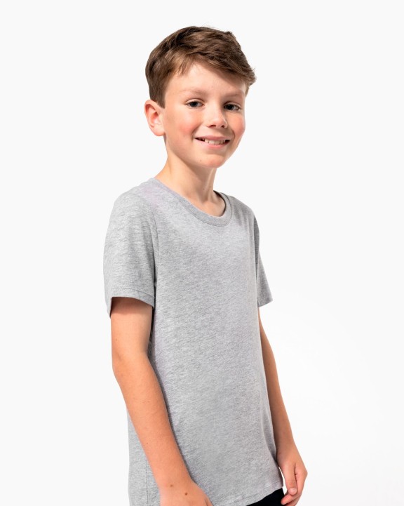 KARIBAN Kinder-T-Shirt mit Rundhalsausschnitt T-Shirt personalisierbar