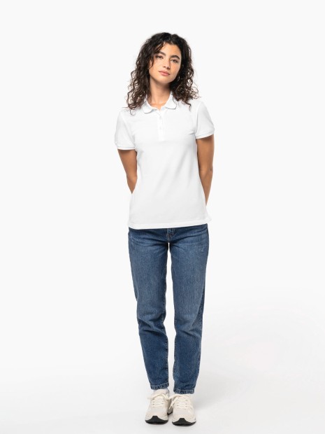 Polos à personnaliser KARIBAN Polo piqué manches courtes femme 