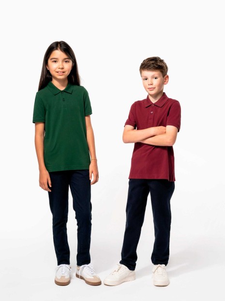 Polos à personnaliser KARIBAN Polo piqué Bio180 enfant 