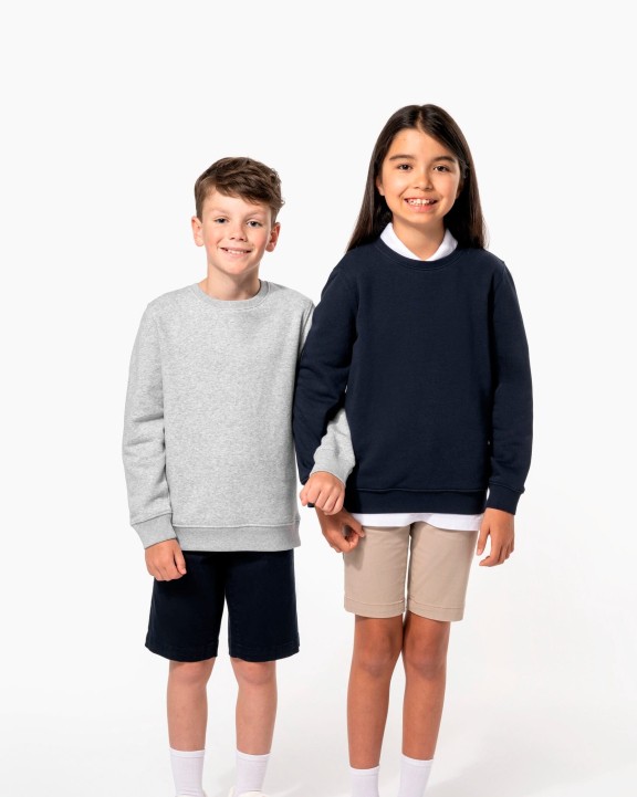 Polo personnalisable KARIBAN Sweat-shirt col rond enfant