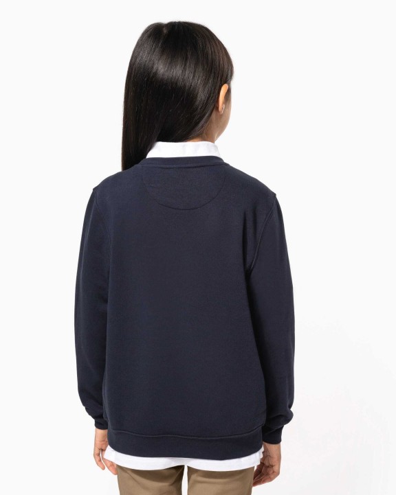 Polo personnalisable KARIBAN Sweat-shirt col rond enfant