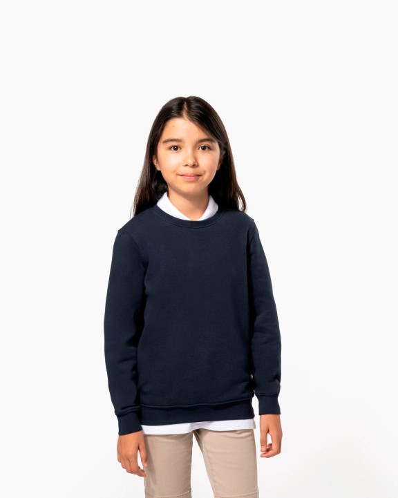 Polo personnalisable KARIBAN Sweat-shirt col rond enfant