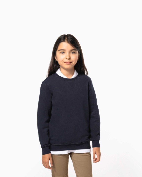 Polo personnalisable KARIBAN Sweat-shirt col rond enfant