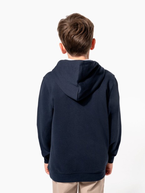 Sweat-shirts à personnaliser KARIBAN Sweat-shirt à capuche enfant 