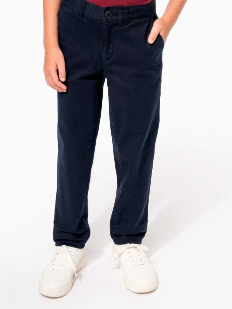 Pantalons à personnaliser KARIBAN Pantalon chino garçon 