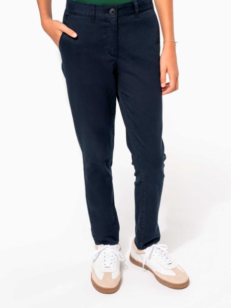 Pantalons à personnaliser KARIBAN Pantalon chino fille 