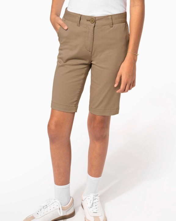 KARIBAN Chino-Bermudashorts für Mädchen  personalisierbar